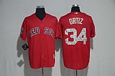 Boston Red Sox #34 David Ortiz Red 2017 Spring Training New Cool Base Stitched Jersey,baseball caps,new era cap wholesale,wholesale hats